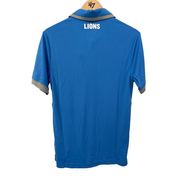 Fanatics NFL Team Apparel Colorblock Short Sleeve Polo Detroit Lions Mens S NEW - Picture 2 of 10
